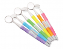 Crystal HD Mouth Mirror - Farbsortiment Neon Soft Grip &Oslash; 22 12 St&uuml;ck