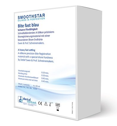 SMOOTHSTAR Bite Fast blau 4 x 50 ml Kartuschen