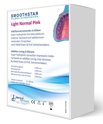SMOOTHSTAR Light Normal pink 4 x 50 ml Kartuschen