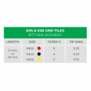 NiTi Reziprok One Feilen Blau zum Reinigen und Formen 6 Stück R50 25 mm