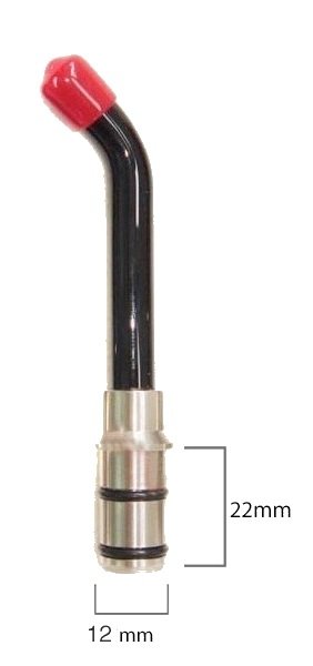 Lichtleiter für Polymerisationslampe LED-B, LED-F, LED-C, LED-D, LED-G, LED-P schwarz