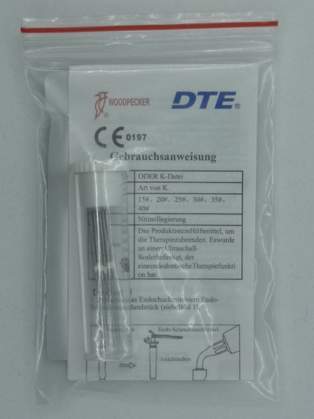 Niti Endo Feilen Woodpecker 6 Stück #15 weiß