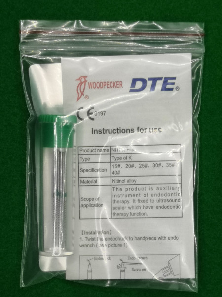 Niti Endo Feilen Woodpecker 6 Stück #35 grün